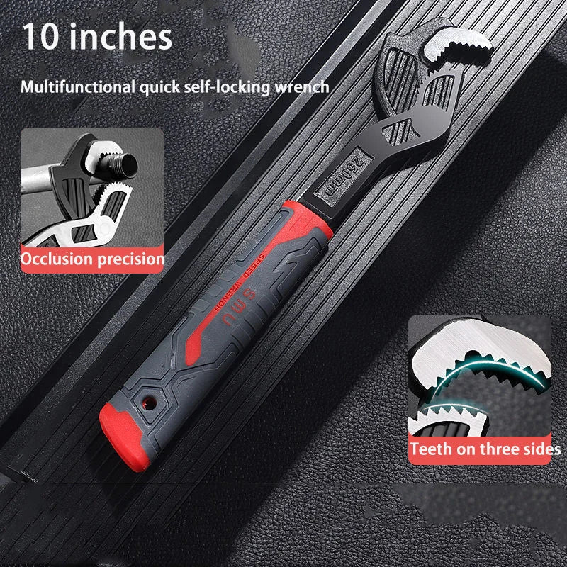 🔥50% OFF🔥Industrial Grade Multifunctional Self-locking Pipe Wrench Tool