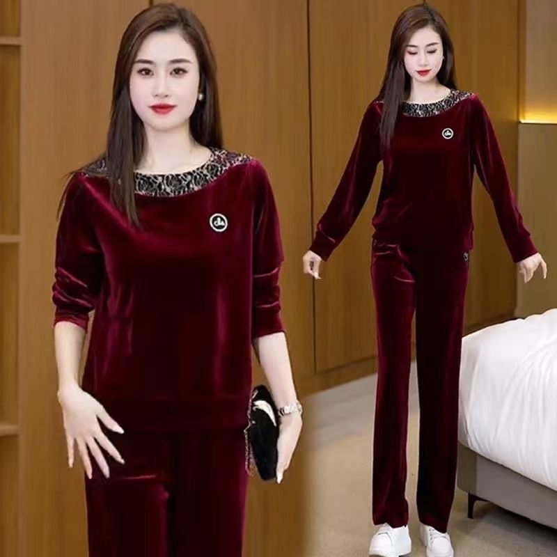 [Best Gift for Her] Women's Soft Casual Long Sleeve & Pants Suit