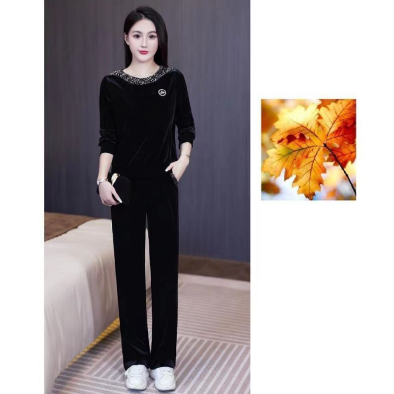 [Best Gift for Her] Women's Soft Casual Long Sleeve & Pants Suit