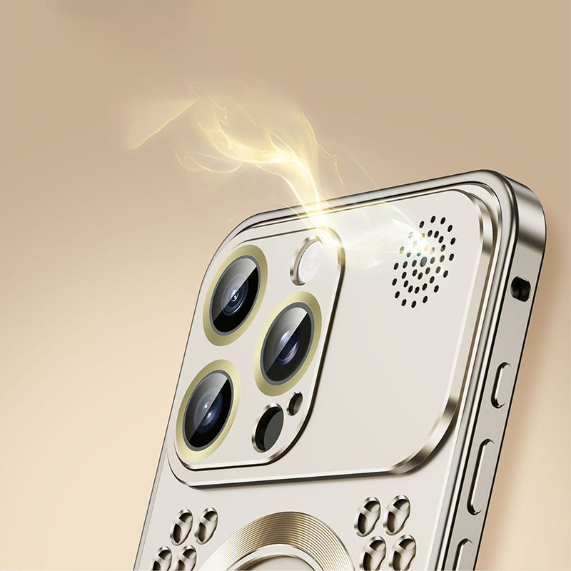 Metal Drop-proof Heat Dissipation Aromatherapy Phone Case