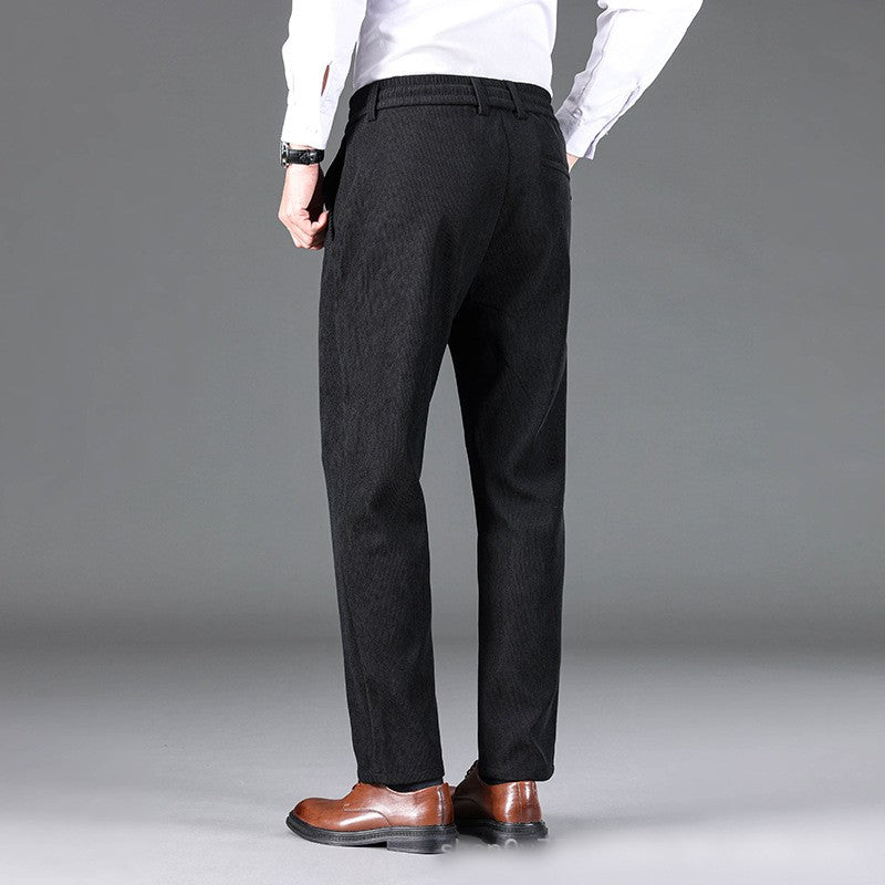 Men's Corduroy Casual Straight Pants