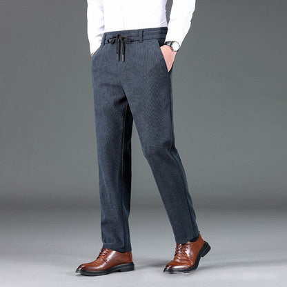 Men's Corduroy Casual Straight Pants