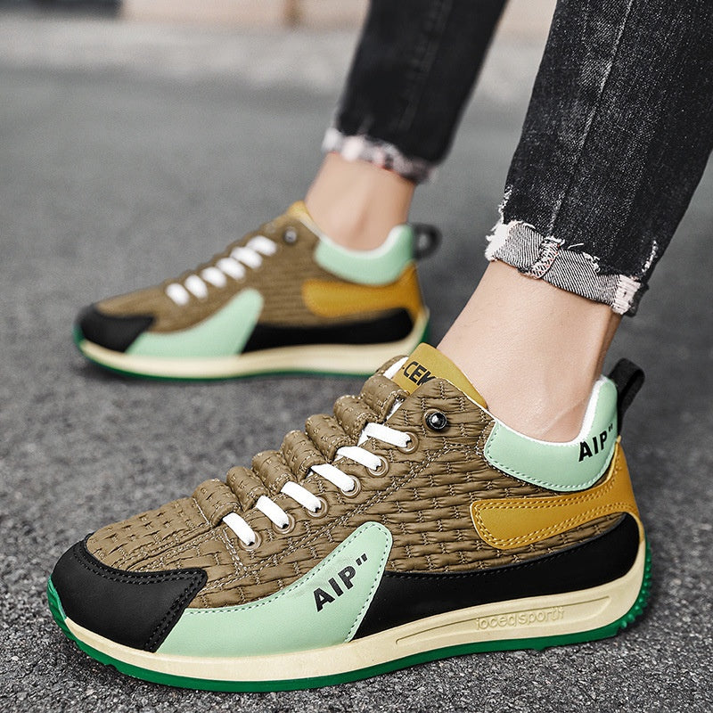 Fashion Casual Color-blocking Men's Shoes