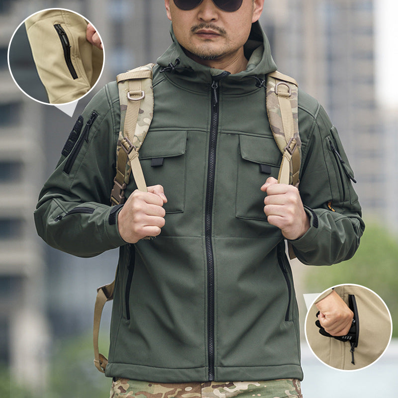 Men's Thicken Warm Tactical Jacket Mountaineering Clothing