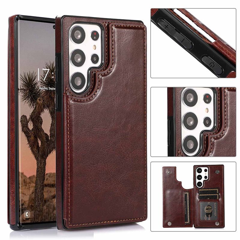 Multifunctional Card Holder Design Mobile Phone Case For Samsung