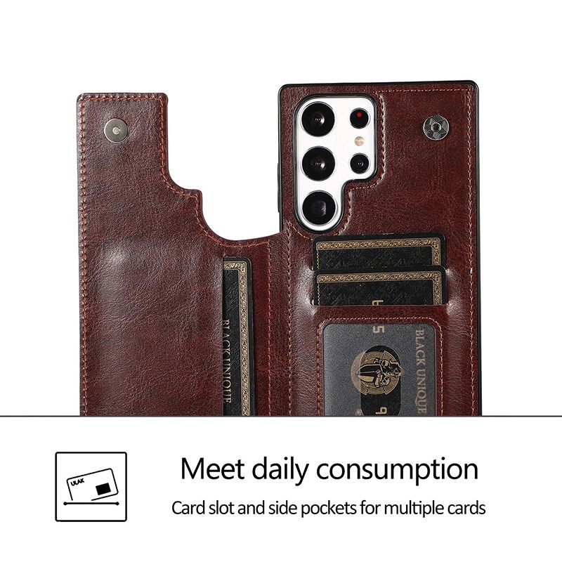 Multifunctional Card Holder Design Mobile Phone Case For Samsung