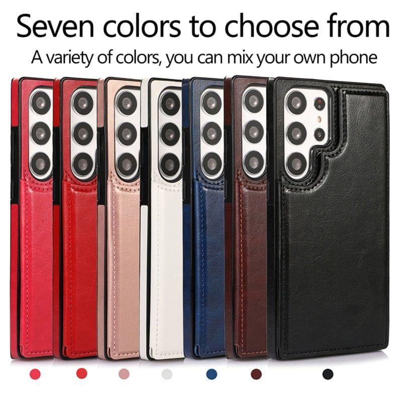 Multifunctional Card Holder Design Mobile Phone Case For Samsung