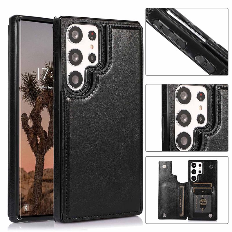 Multifunctional Card Holder Design Mobile Phone Case For Samsung