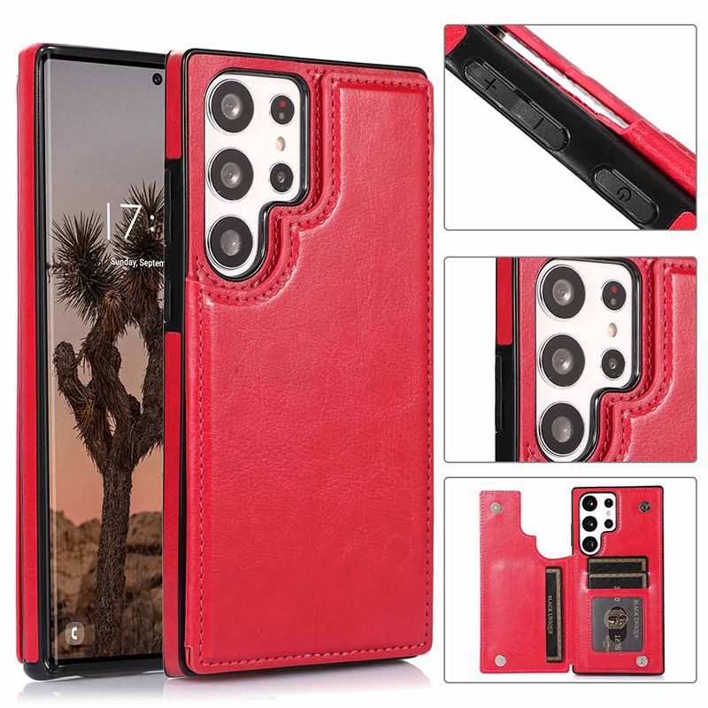 Multifunctional Card Holder Design Mobile Phone Case For Samsung