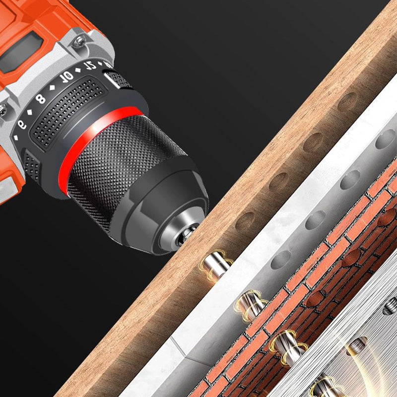 Copper Brushless Small Steel Cannon Metal Ratchet Hand Drill（50% OFF）