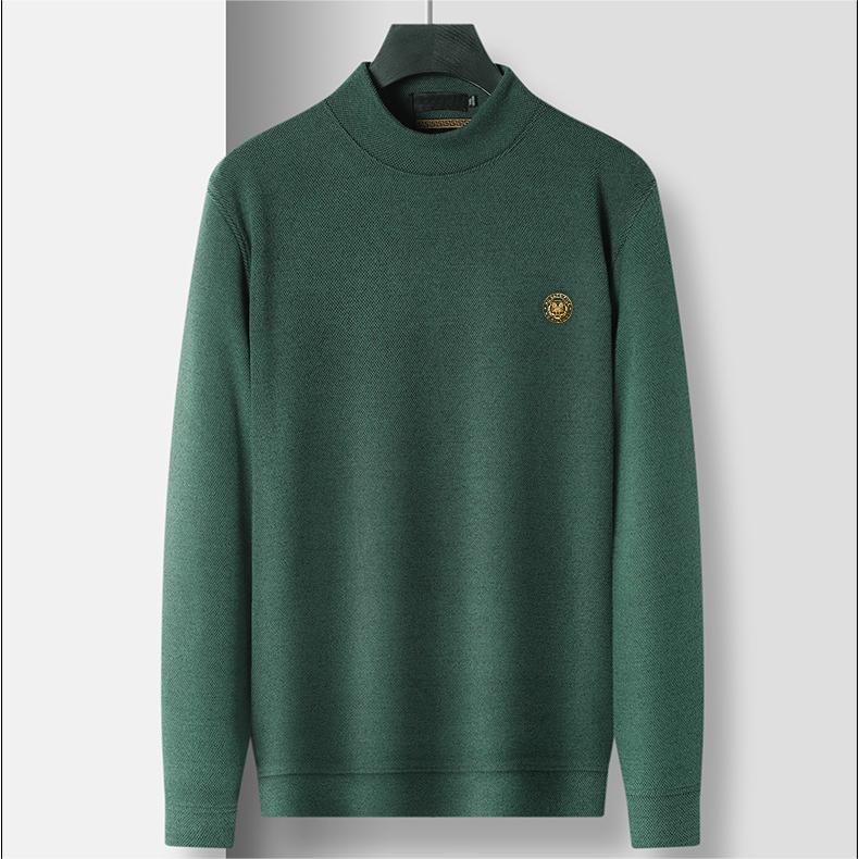 Men's Thickened Mock Neck Warm Solid Sweatshirt