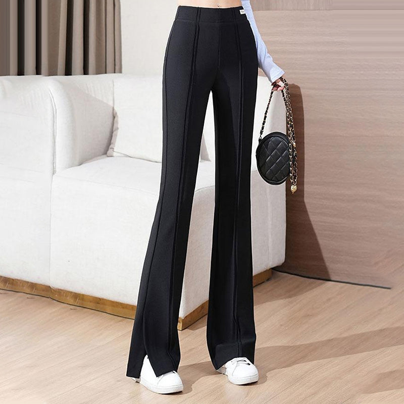 Women's High Waist Stretchy Flared Pants