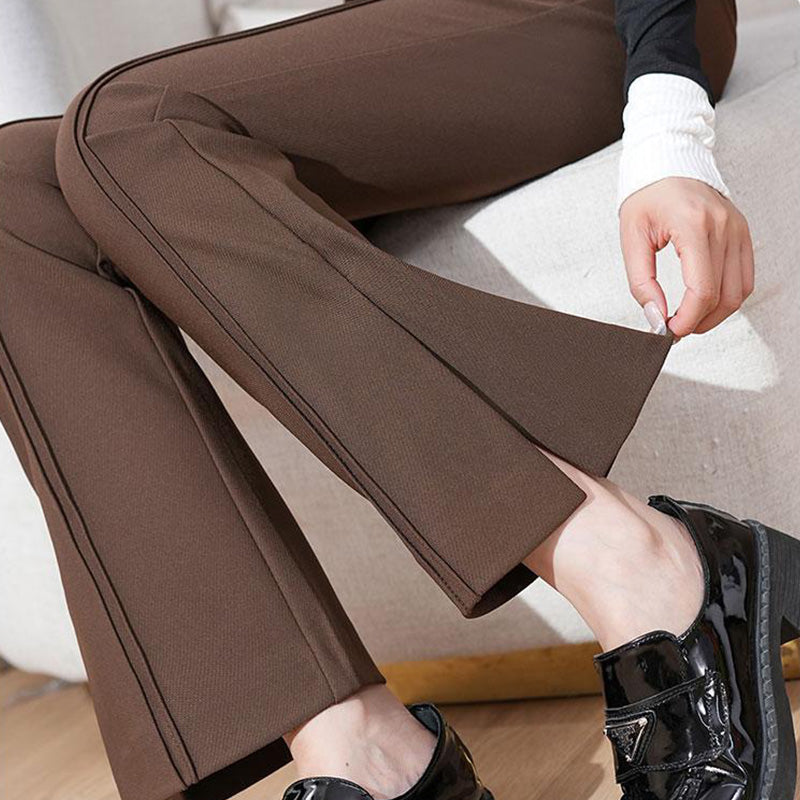 Women's High Waist Stretchy Flared Pants