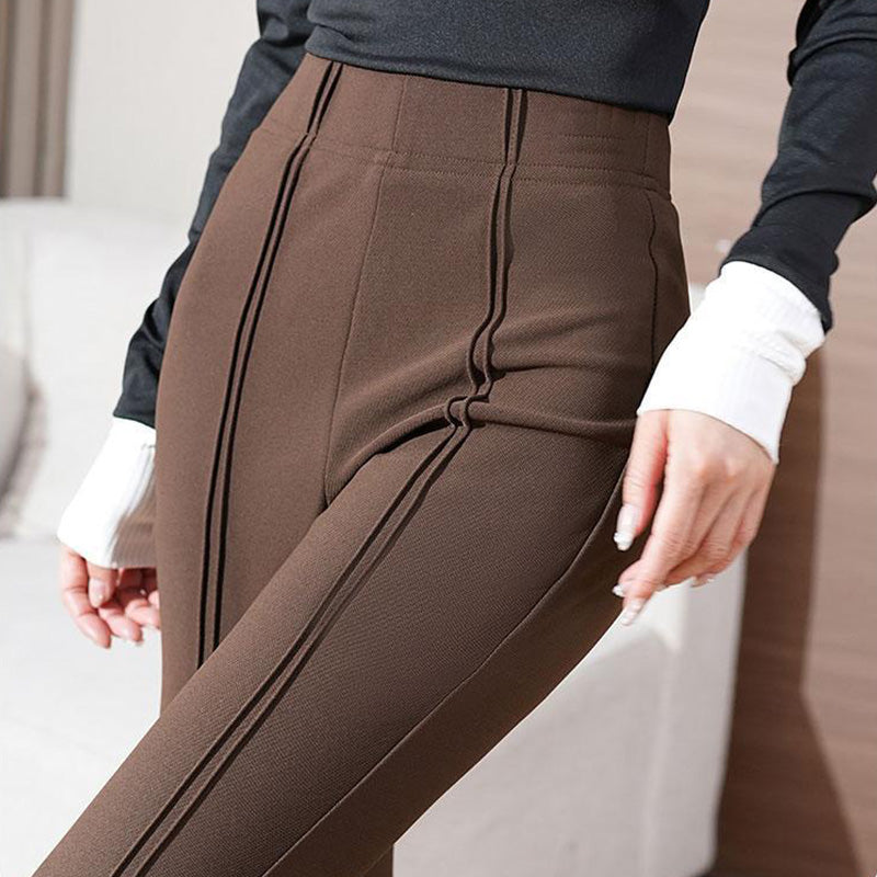 Women's High Waist Stretchy Flared Pants