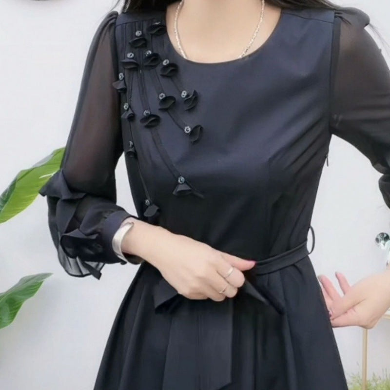 🌺🎉50% discount on new spring products🔥- Exquisite Long Sleeve Tie Waist Dress