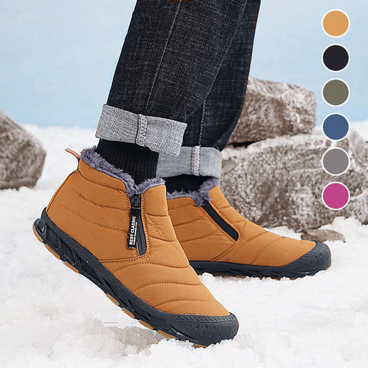 🔥Free shipping🔥Winter Warm Faux Fur Lined Waterproof Outdoor Snow Boots