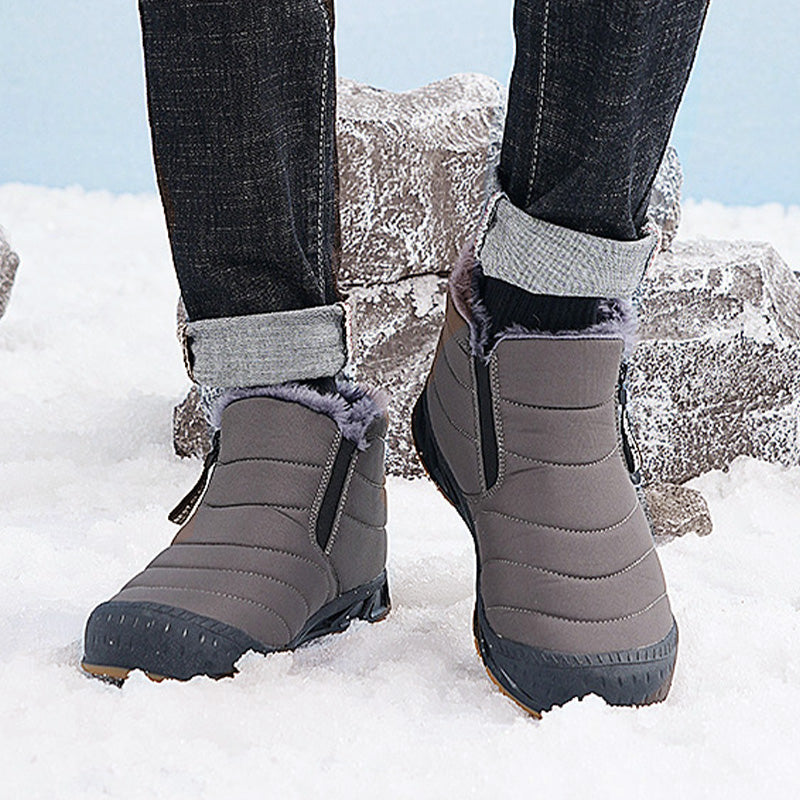 🔥Free shipping🔥Winter Warm Faux Fur Lined Waterproof Outdoor Snow Boots