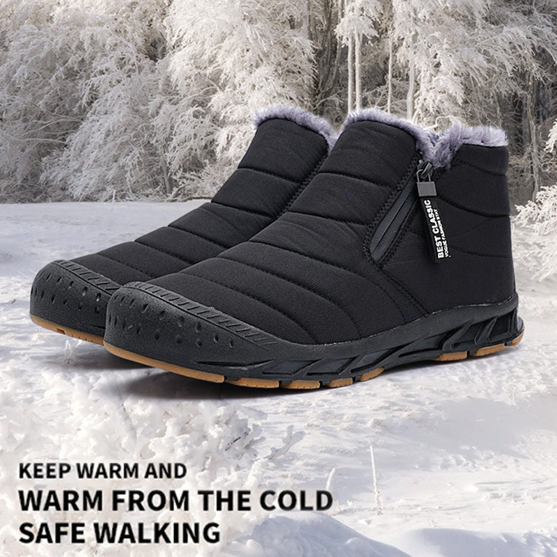 🔥Free shipping🔥Winter Warm Faux Fur Lined Waterproof Outdoor Snow Boots