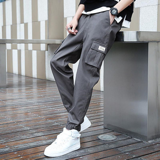 Men's Solid Color Casual Jogger Pants