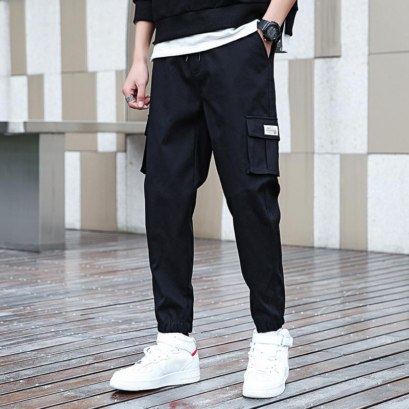 Men's Solid Color Casual Jogger Pants