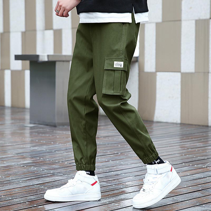 Men's Solid Color Casual Jogger Pants