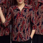 Women's Casual Printed Lapel Shirt