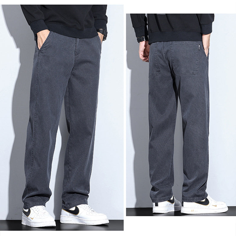 Wide-Legged Casual Pants for Men