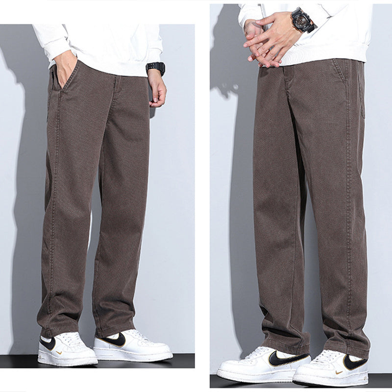 Wide-Legged Casual Pants for Men