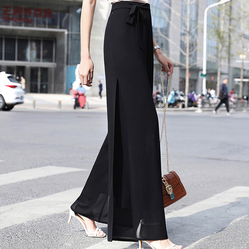 💐Women's Flowy Chiffon Wide Leg Pants