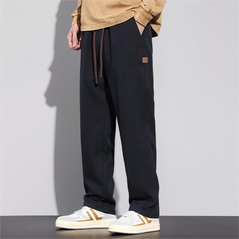 Men's Fashion Drawstring Loose Straight Leg Pants（50% OFF）