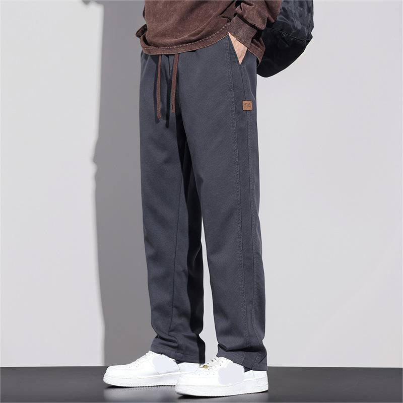 Men's Fashion Drawstring Loose Straight Leg Pants（50% OFF）