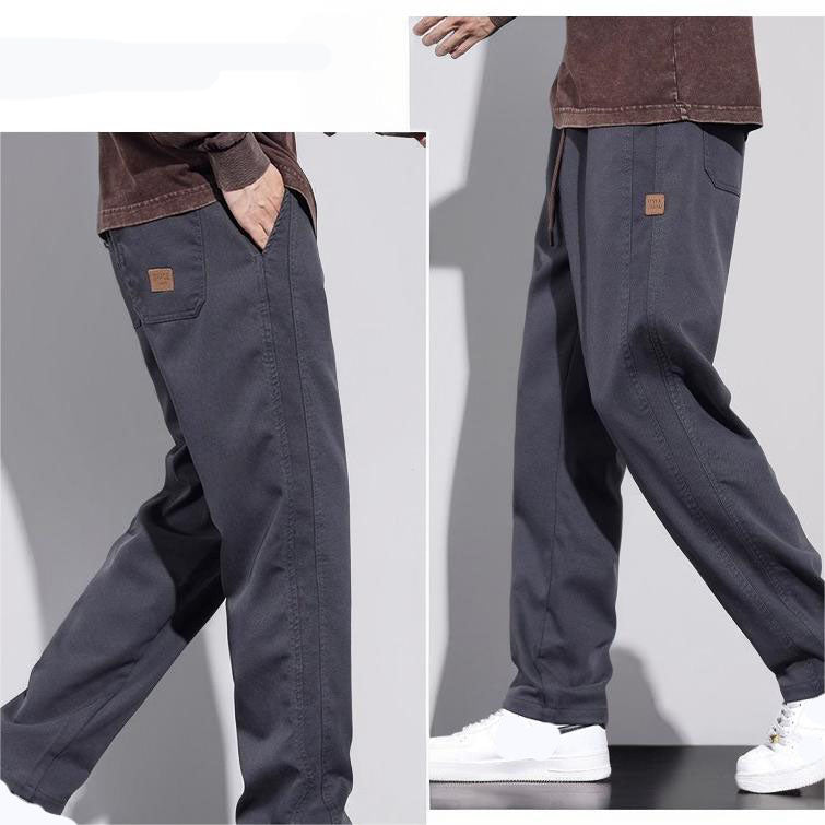 Men's Fashion Drawstring Loose Straight Leg Pants（50% OFF）