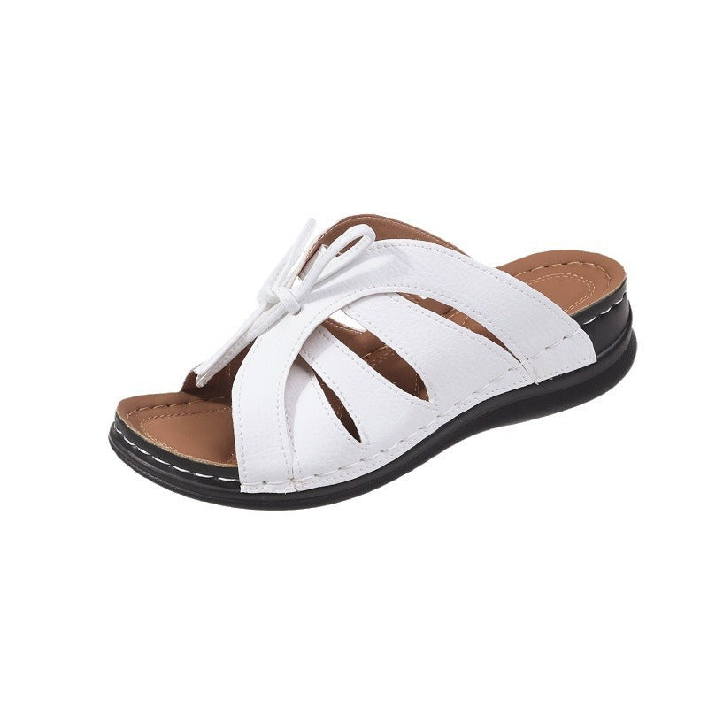 🔥Last Day 40%OFF🔥Women's Comfort Bowtie Slide Sandals