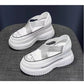 Women's Lace Border Lightweight Breathable Chunky Shoes