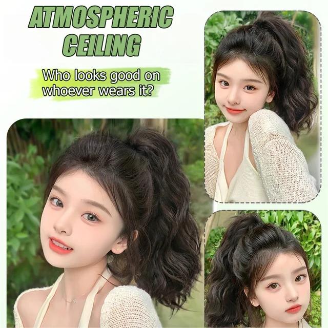 🎁Hot Sale 50% OFF⏳Realistic Curly Wig High Ponytail||A must-have for fashionable women