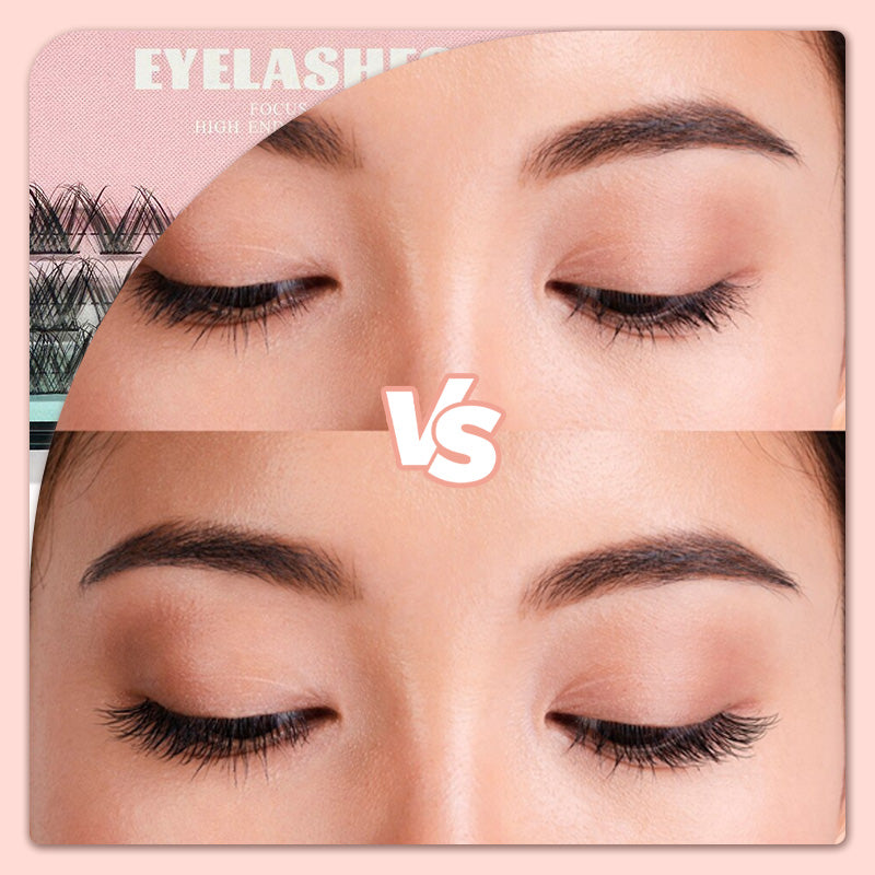 Clusters Individual Fox Style Thick False Eyelashes