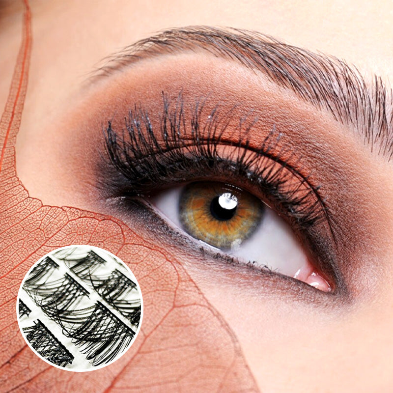 Clusters Individual Fox Style Thick False Eyelashes